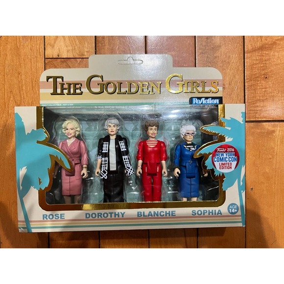 The Golden Girls ReAction Figures NYCC 2016 Exclusive NEAR MINT LIMITED - Picture 1 of 5